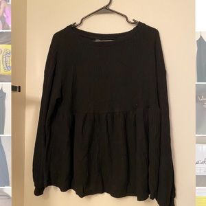 Army green maternity blouse